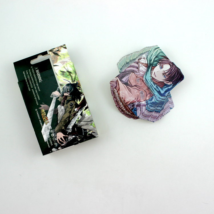 54 Sheets/Set Anime Attack On Titan Poker Cards Comics Character Collection Playing Cards Christmas and New Year Gifts