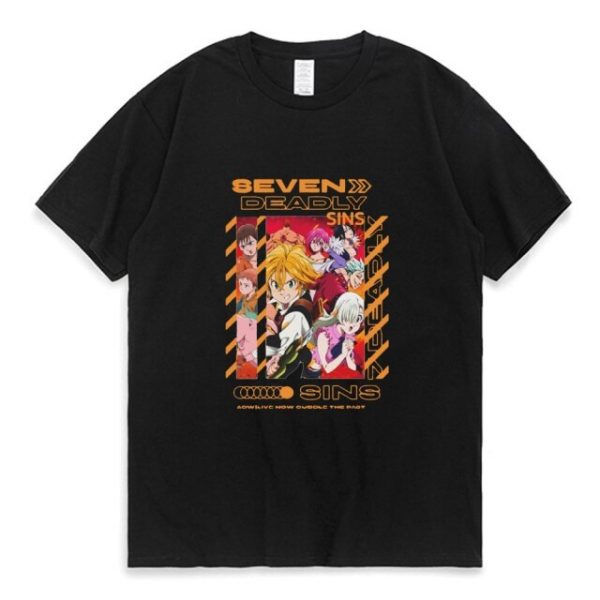 2021 New Manga Seven Deadly Sins T Shirt Men Kawaii Cartoon Nanatsu No Taizai Meliodas Graphic.jpg 640x640 600x600 1 - Redo Of Healer Store
